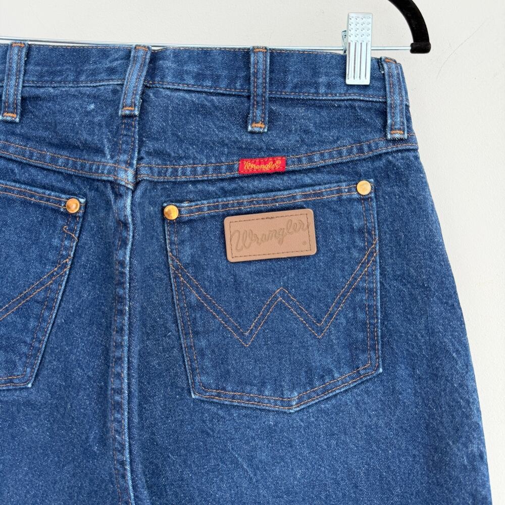 Vintage Wrangler Jeans Womens 30x33 Blue Denim Western Pants 80s 90s USA Made - Picture 8 of 12